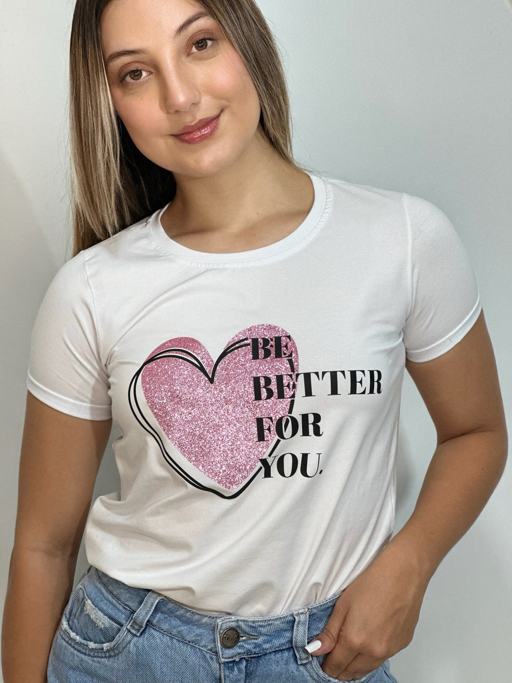 Camiseta Esencial Dama Better For You - BASICTEX